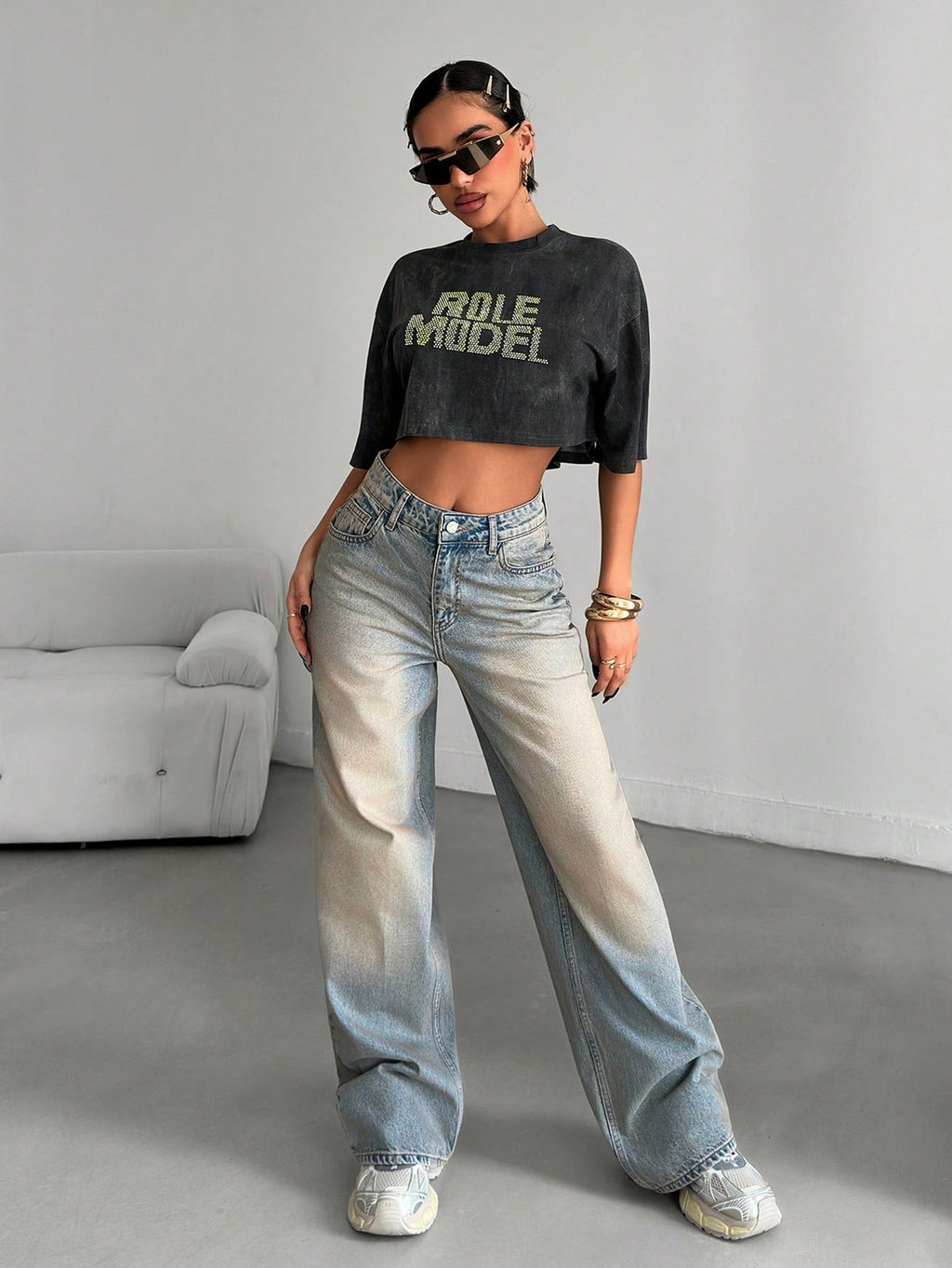 Chill In Blue Straight Fit Jeans